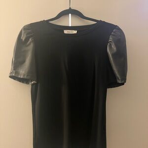 Nine West Black Fitted Embellished Blouse